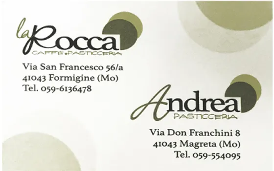 Sponsor Pasticcera Andrea